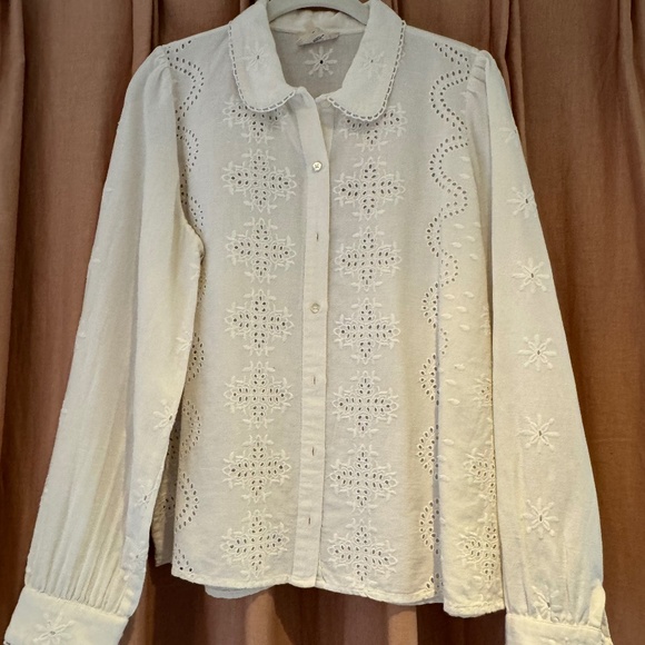 Sezane Tops - Sezanne Eyelet Blouse